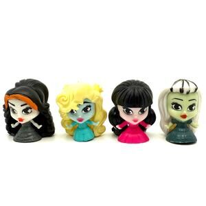 Monster High Fashems Set of 4 Mashems Squishy Toy Figurines Collectible